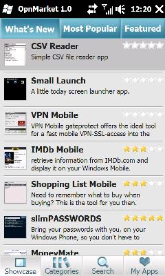 ѵWindows MobileӦ̵ -- OpnMarket