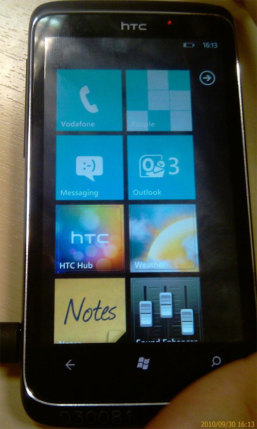 WP7»HTC Spark Ƭ