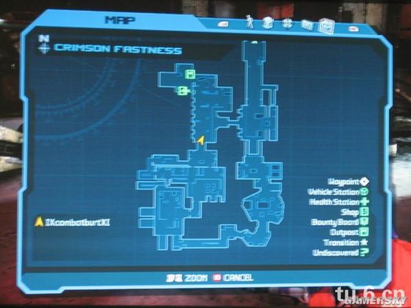 《无主之地》机器人修复任务位置图