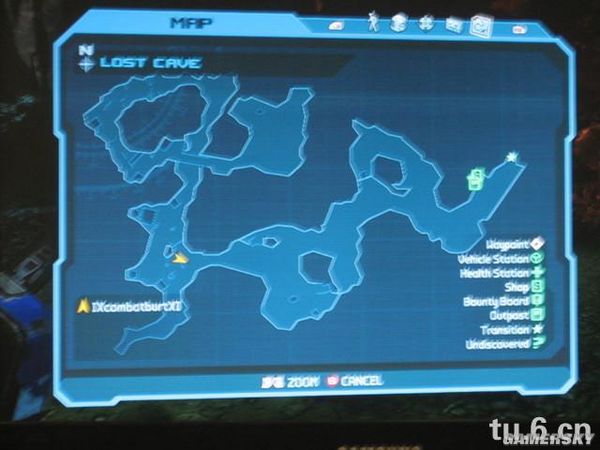 《无主之地》机器人修复任务位置图