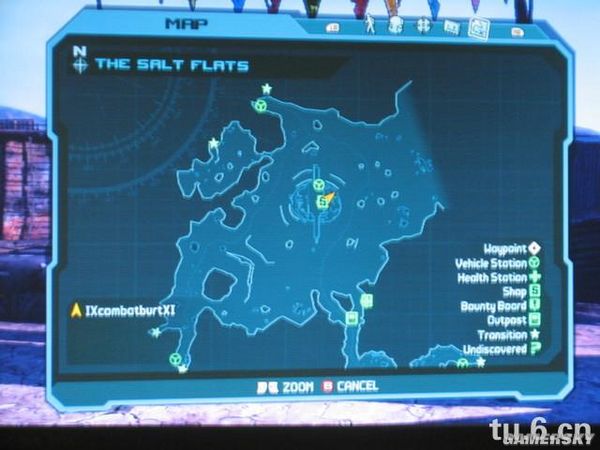 《无主之地》机器人修复任务位置图