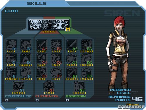 《无主之地》资料：Lilith技能介绍