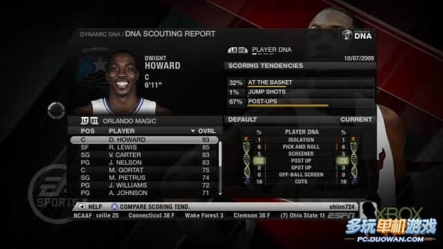 NBA LIVE 10��NBA2010����̬DNAϵͳ����