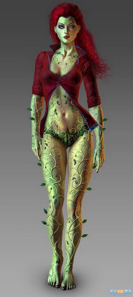 《蝙蝠侠:阿甘疯人院》游戏人物介绍:毒藤女Poison Ivy