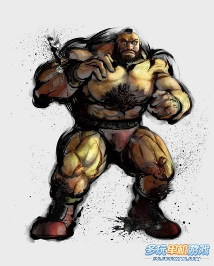 ����ͷ����4��ZANGIEF(ɣ������)��ɫ����