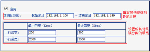 TP-Link TL-H39RD 无线路由器IP带宽控制技巧分配带宽设置