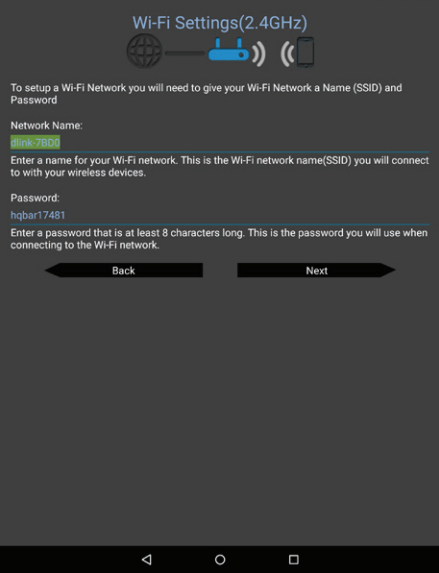 configure D-Link router's 2.4 GHz wireless network