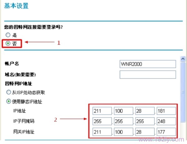 NETGEAR WNR2000·̬IP1