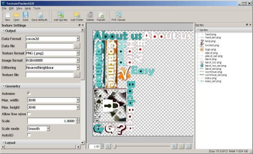 TexturePackerʹã