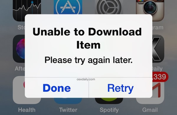 unable to download appʲô˼ unable to download appô