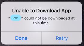 unable to download appʲô˼ unable to download appô