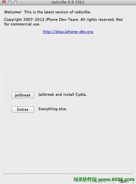 ѩRedSn0w 0.9.15b1 ֧iOS6Խ