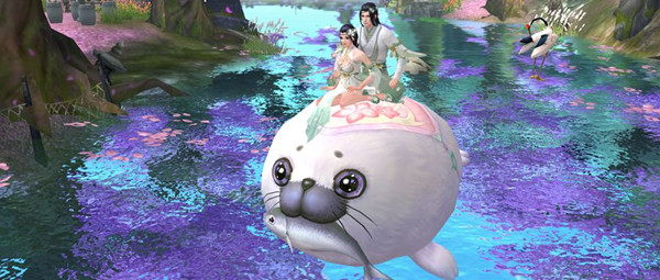 《倩女幽魂》手游双人坐骑小白怎么样