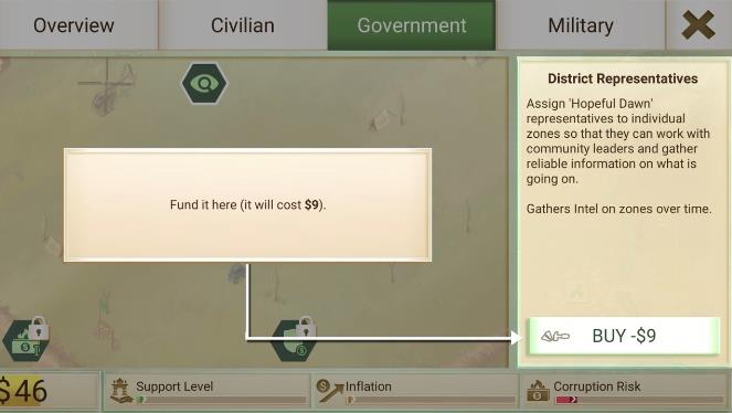 《Rebel Inc》全界面中文翻译