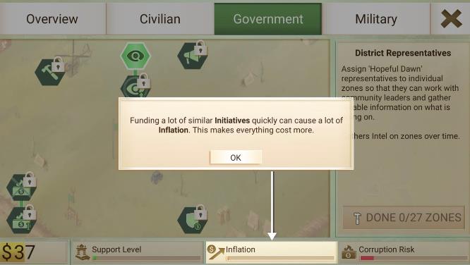 《Rebel Inc》全界面中文翻译