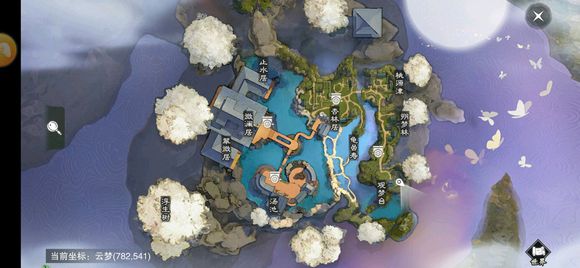 《楚留香》手游2019年1月19日打坐点位置