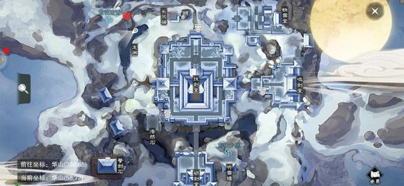 《楚留香》手游2019年1月19日打坐点位置