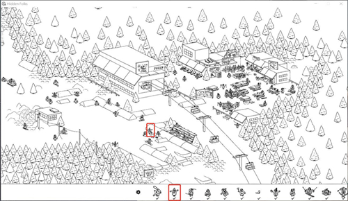 �����ص���Hidden Folks��ѩ��ƪ���Ի���