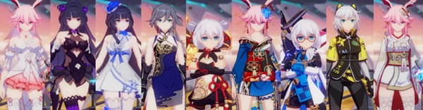 《崩坏3》2019新春人气服装华丽回归活动