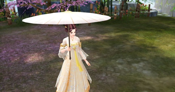 《倩女幽魂》手游素伞配太平时装展示