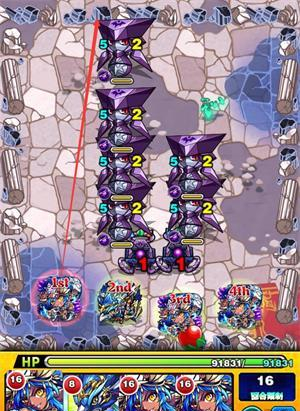 《怪物弹珠》冬空的游地第五关攻略