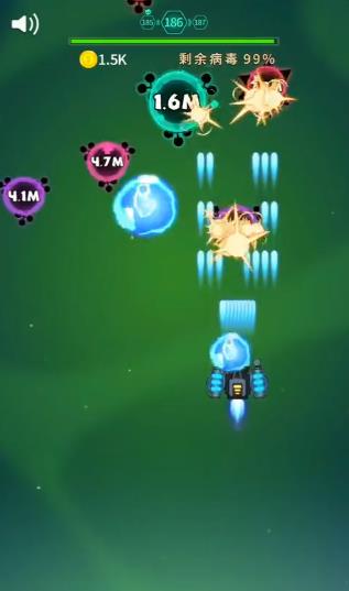 《消灭病毒》第186关攻略