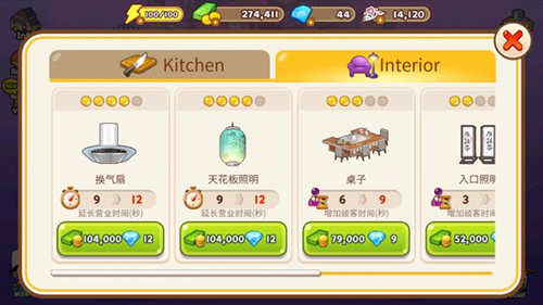 《烹饪冒险》全店铺五星通关心得攻略