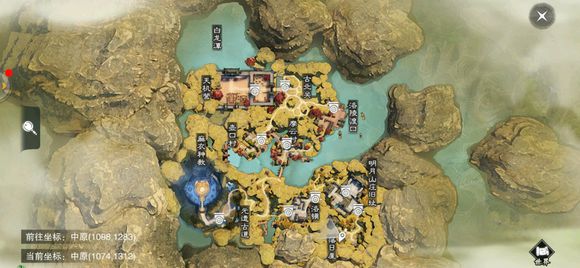 《楚留香》手游2019年1月10日打坐点位置