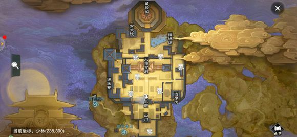 《楚留香》手游2019年1月10日打坐点位置