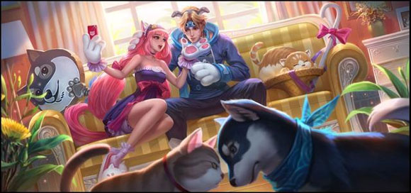 王者荣耀猫狗日记皮肤好不好看_王者荣耀猫狗日记皮肤图文一览