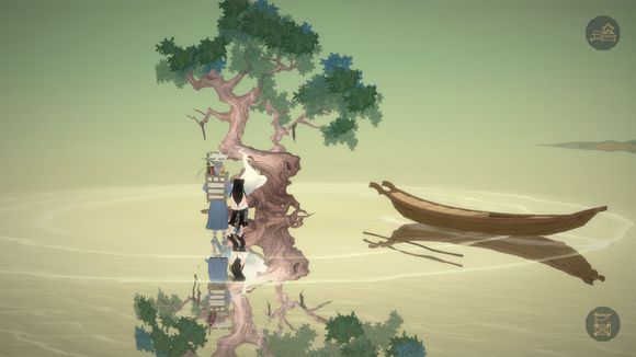 《绘真妙笔千山》水流方向调整方法