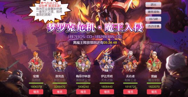 《仙境传说RO》六大联盟持续增援