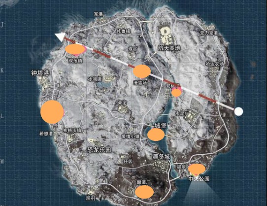 《绝地求生刺激战场》雪地地图年兽雕像位置图文一览
