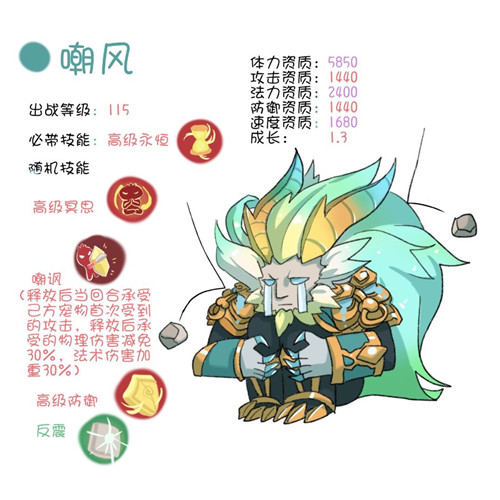 《梦幻西游》手游嘲风什么时候出