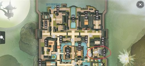 《楚留香》手游6月7日坐观万象打坐点位置