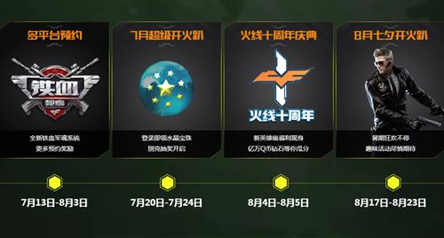 CF手游2018火线盛典活动大全