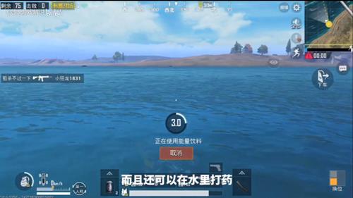 《绝地求生刺激战场》载具水中打药BUG视频