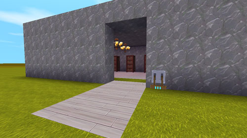 《迷你世界》床后的隐藏密室怎么做