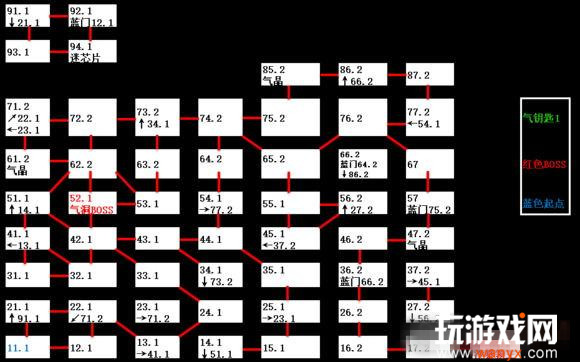 《不思议迷宫》闲山迷窟一层洞窟路线图