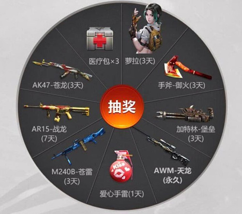 CF手游战争风云永久武器礼包