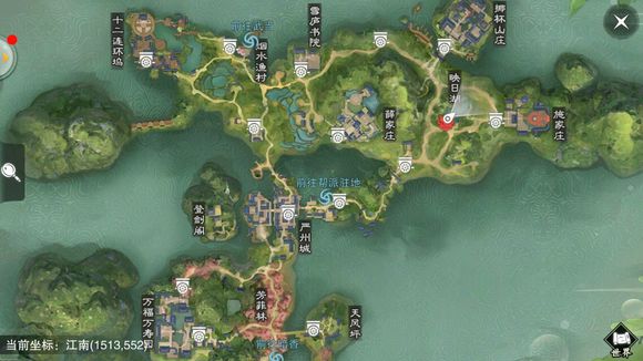 《楚留香》手游6月27日坐观万象打坐点位置