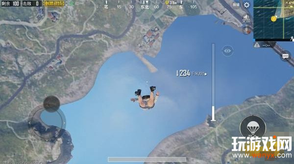《绝地求生刺激战场》跳伞技巧方法