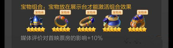 《票房大卖王》宝物套装选择推荐攻略