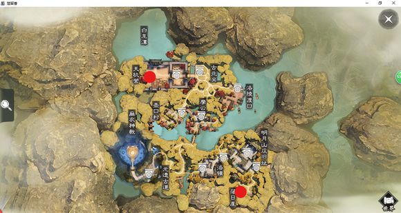 《楚留香》手游3月27日坐观万象打坐点位置