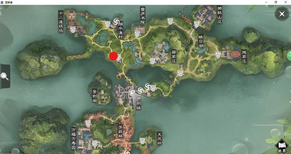 《楚留香》手游3月27日坐观万象打坐点位置