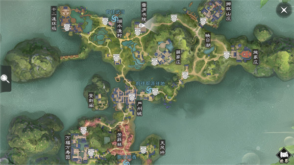 《楚留香》手游3月22日坐观万象打坐点位置