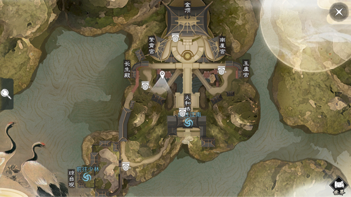 《楚留香》手游3月20日坐观万象打坐点位置介绍