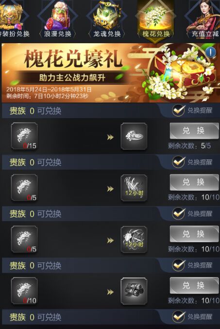 《乱世王者》槐花获得途径及使用方法一览