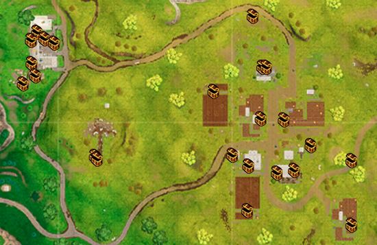 《堡垒之夜》第四赛季地图全资源点解析