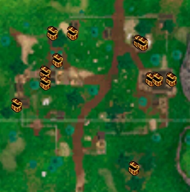 《堡垒之夜》第四赛季地图全资源点解析